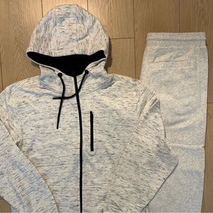 Men's Active CSG Speckled Full-Zip Hoodie & Jogger Set L/XL